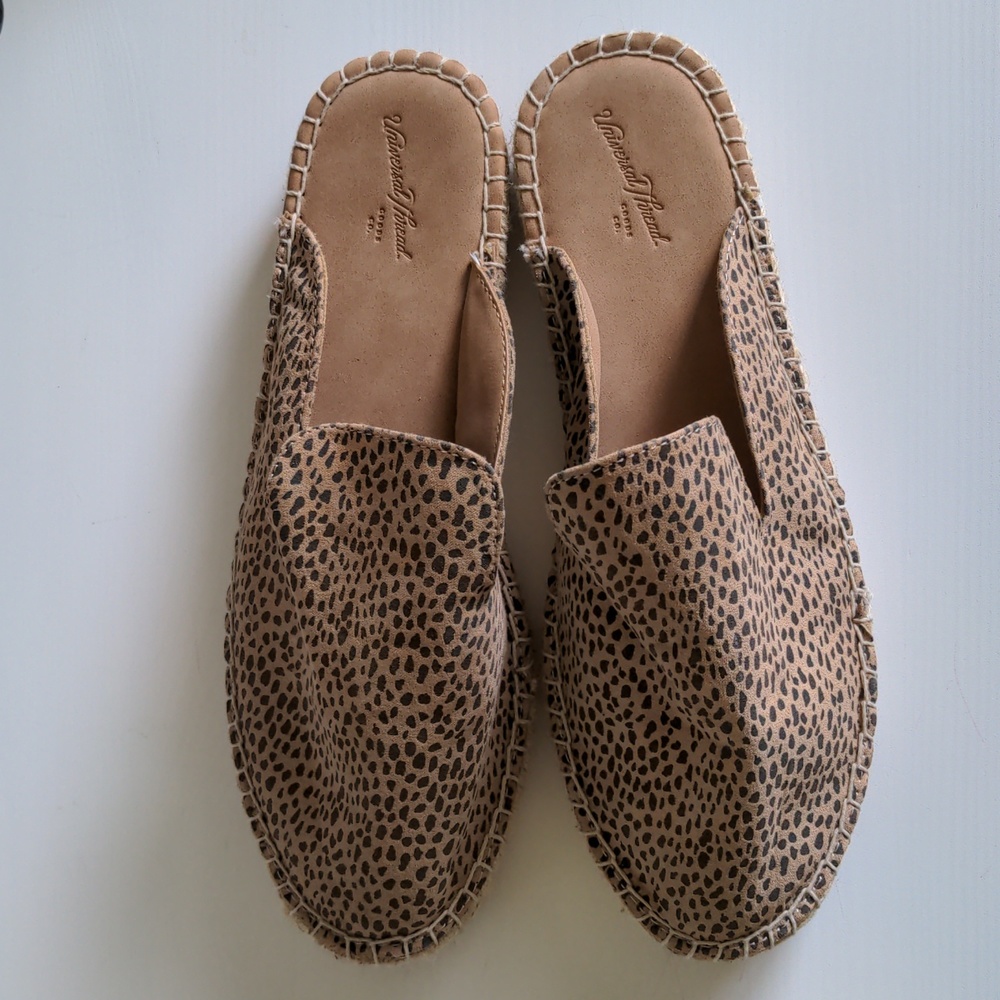 Universal Thread Women's Cheetah Print Slip On Sandals Size 7.5 Shoes